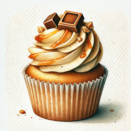 Vanilla Toffee Cupcakes