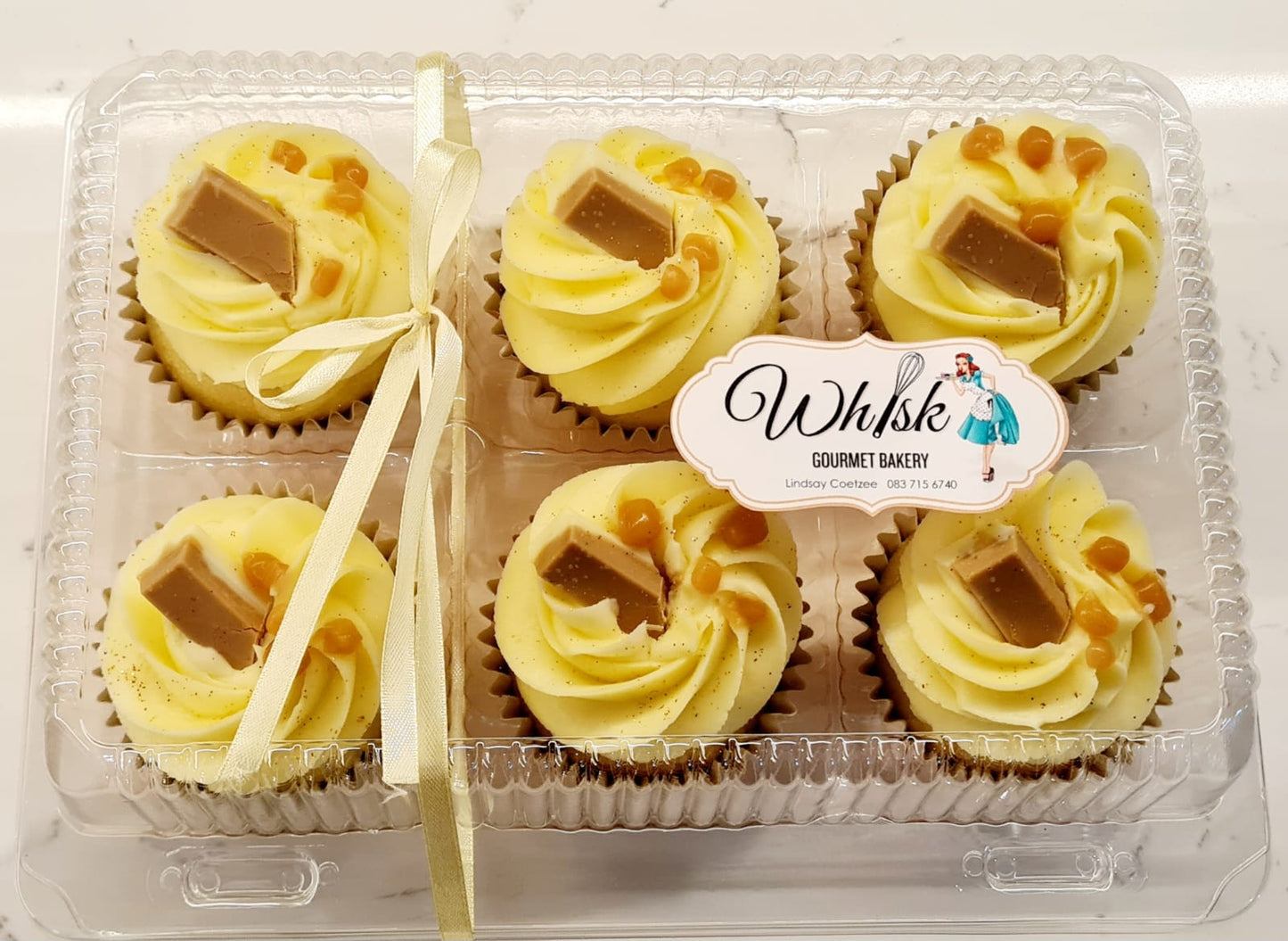 Vanilla Toffee Cupcakes