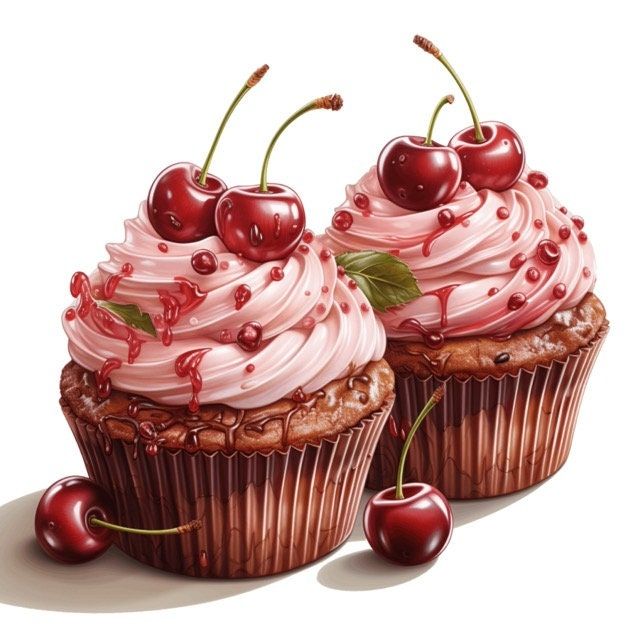 Chocolate Cherry Cupcakes