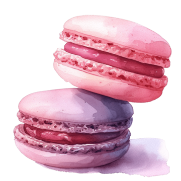 Strawberry Macarons
